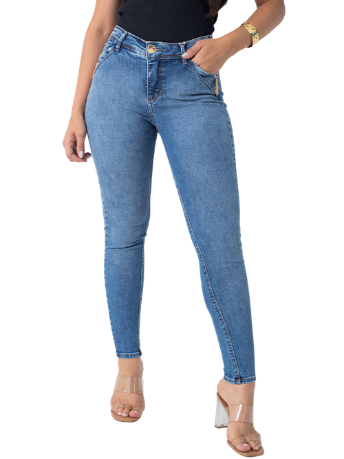Calça Jeans Feminina Capri Jogger Mucs - 8880 - modamix
