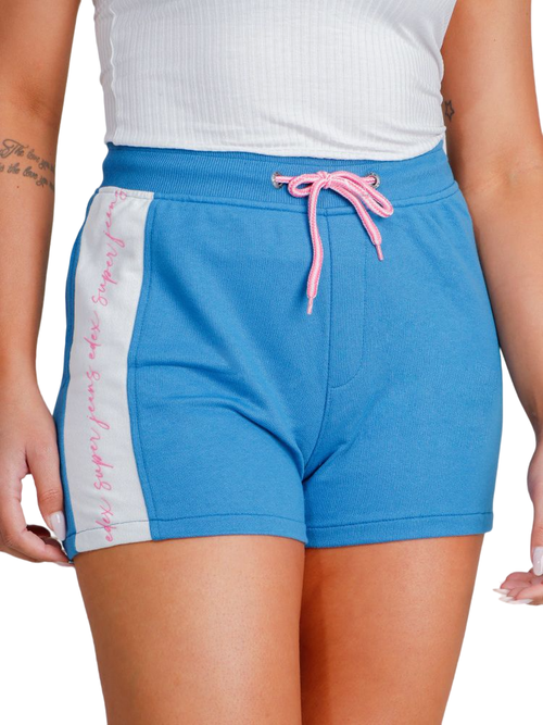 Shorts Feminino Niina Meia Coxa Azul