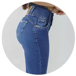 calca feminina jeans levanta bumbum