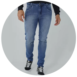 calca masculina jeans edex
