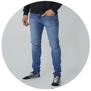 calca masculina jeans slim