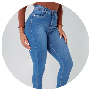 calca feminina tri blend jeans