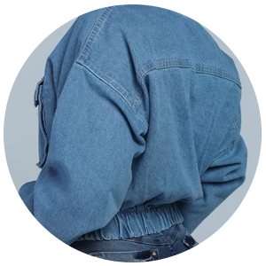 jaqueta bomber bolsos jeans