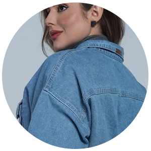 jaqueta feminina jeans bomber