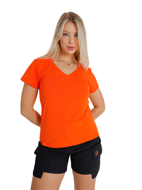 blusa feminina laranja