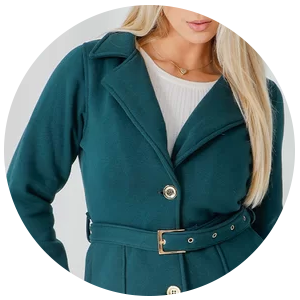 casaco moletom feminino social verde