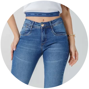 calca feminina jeans modeladora