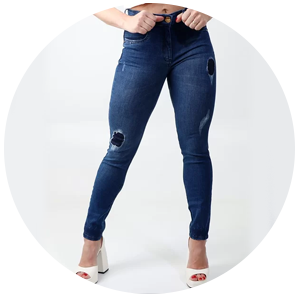 calca feminina jeans modeladora