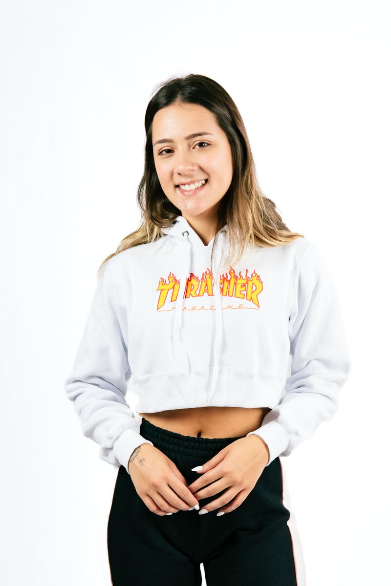 Moletons femininos hot sale cropped