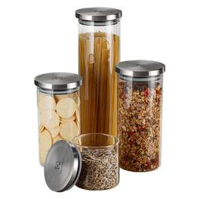 conjunto pote vidro hermetico tampa inox electrolux original 41042357 01