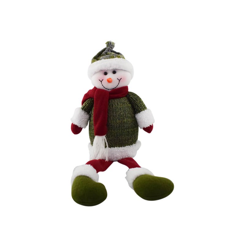 Jogo Papai Noel E Boneco Pelúcia 20cm - Master Christmas