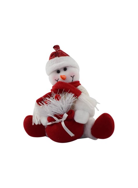 Jogo Papai Noel E Boneco Pelúcia 20cm - Master Christmas