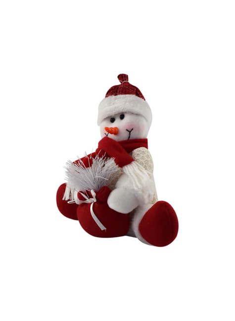 Jogo Papai Noel E Boneco Pelúcia 20cm - Master Christmas