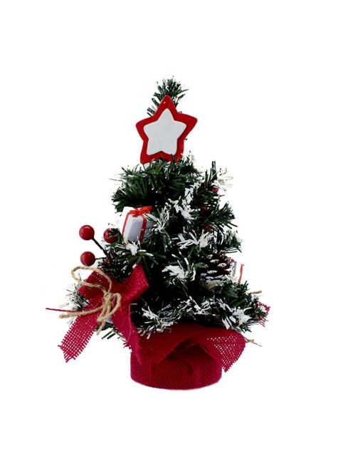 Mini Árvore De Natal Decorada 30cm - Bom Preço Magazine
