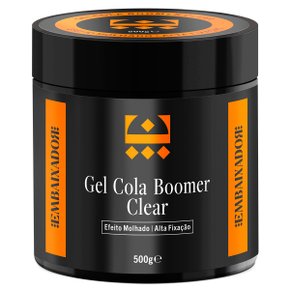 Gel Cola para Cabelo Boomer Black Embaixador 500g