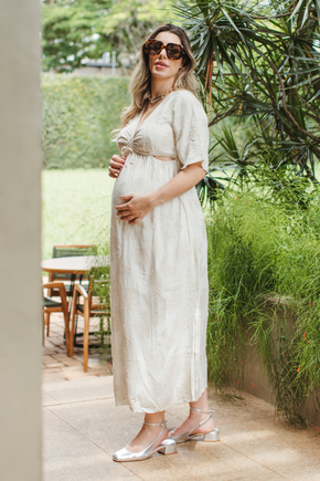 Vestido de 2025 batizado mae