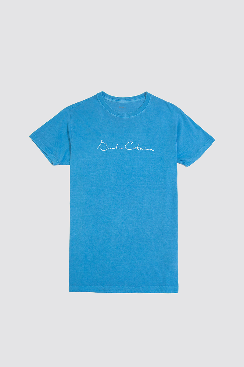 camiseta santa catarina azul