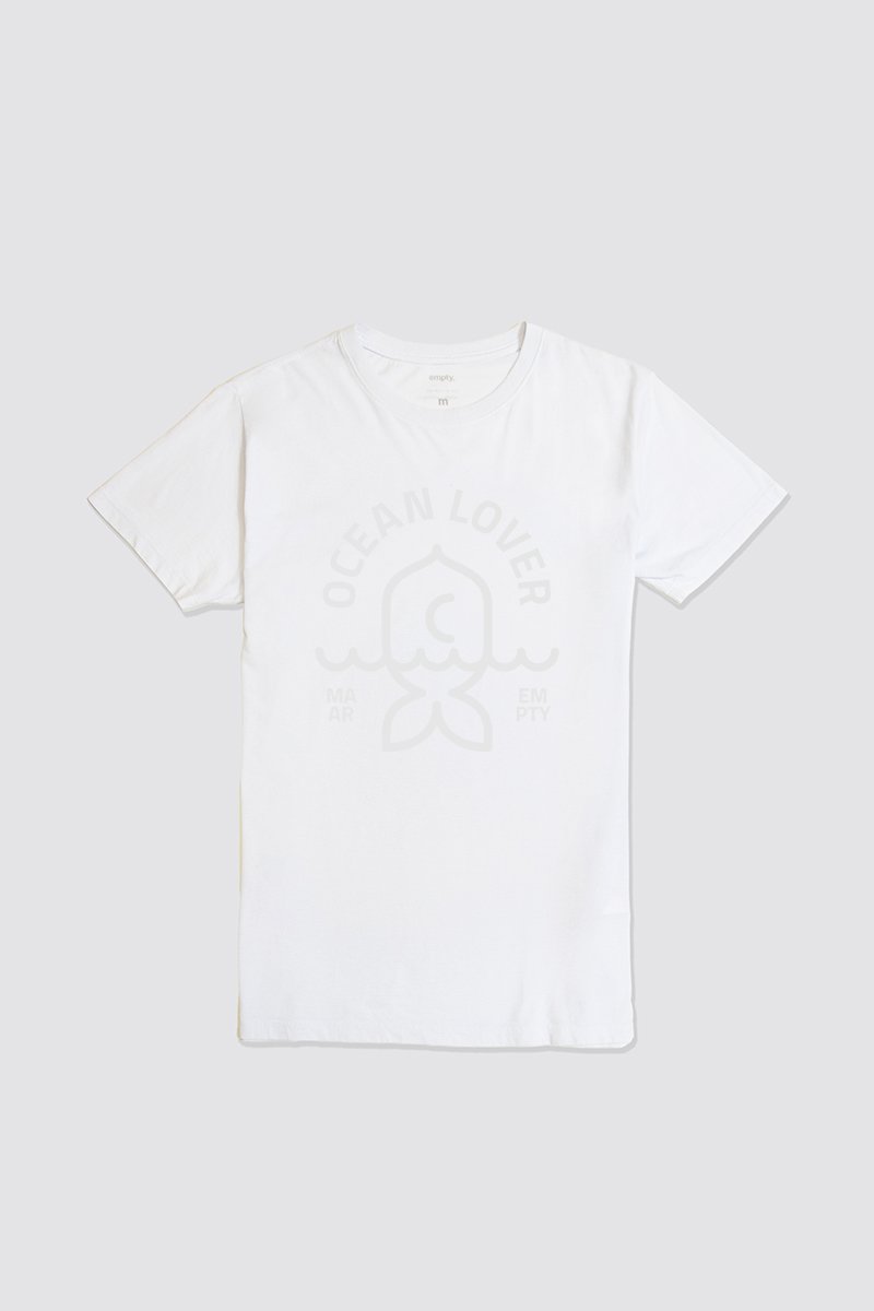 camiseta ocean lover branco