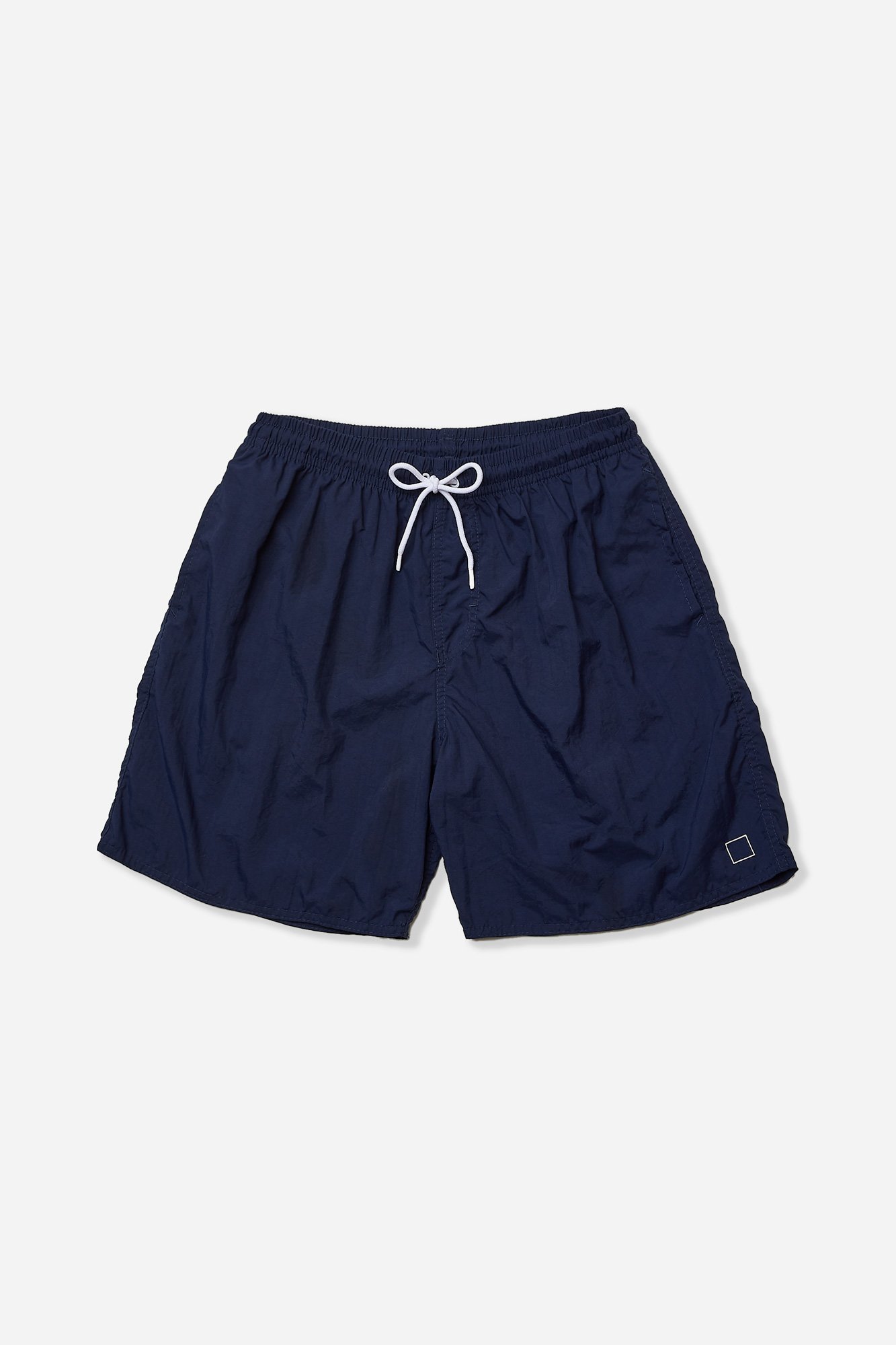 02 shorts poliamida azul marinho