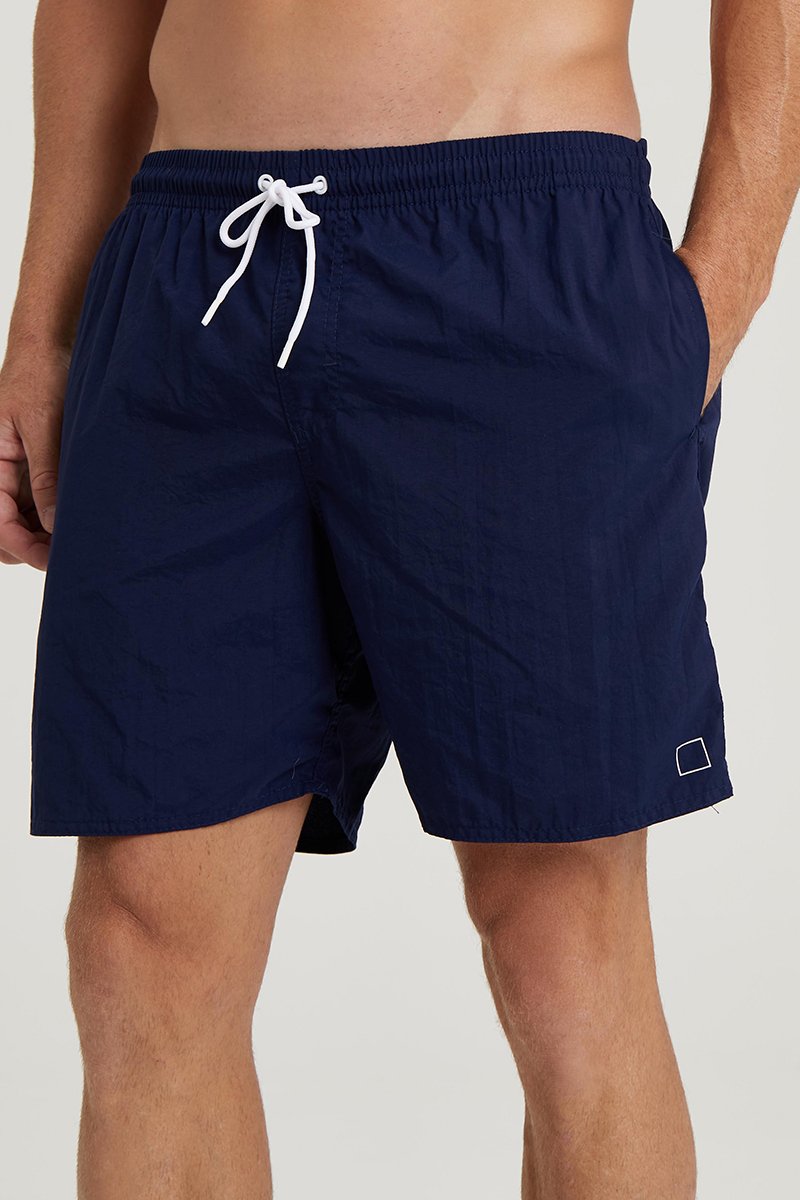 07 shorts poliamida azul marinho