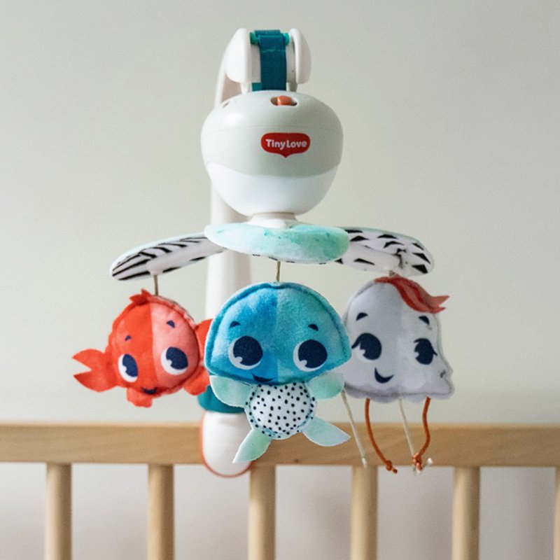 Móbile Musical Tiny Love Take Along (0M+) 3 em 1 Treasure The Ocean