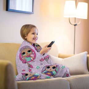 manta Cobertor Infantil lol lilás