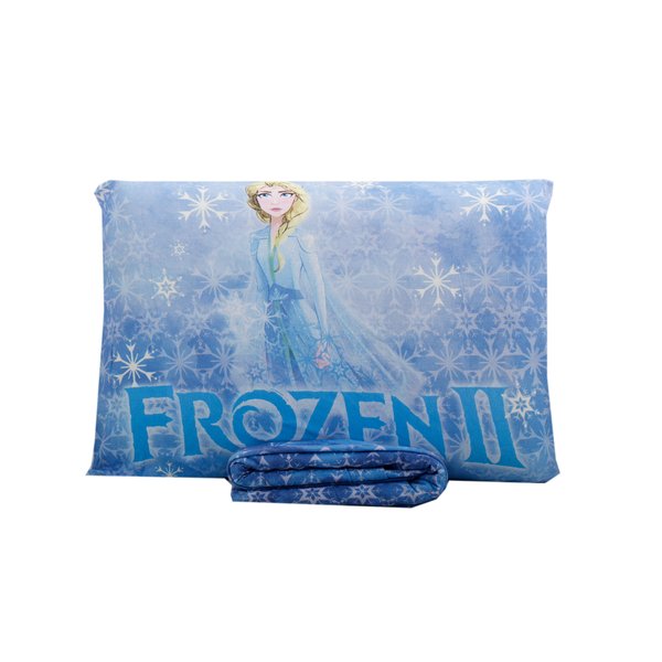 Jogo Simples Doce Vida Disney Frozen Azul Solteiro