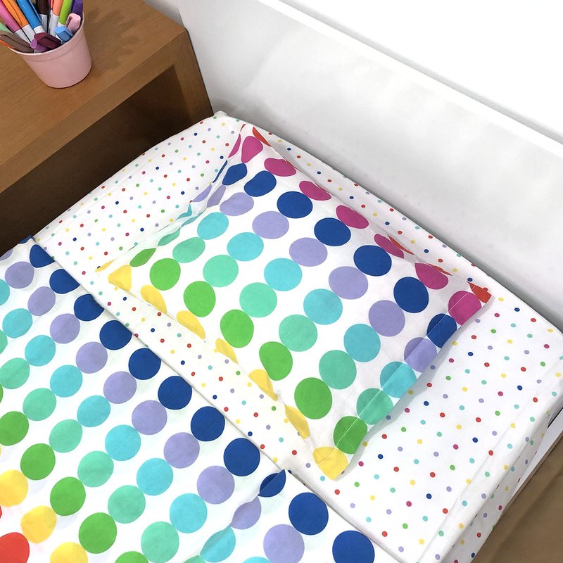 Jogo de cama de bolinhas coloridas, geométrico abstrato, lençol com  elástico Queen para mulheres, lençóis de cama coloridos de bolinhas,  círculos, estampados, coleções de roupa de cama, lençol com elástico com  estampa
