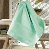 toalha banho dohler velour artesanalle 70cmx140cm verde clar bordado 1