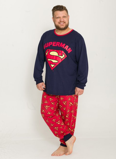 Pijama Masculino Plus Comics Superman Manga