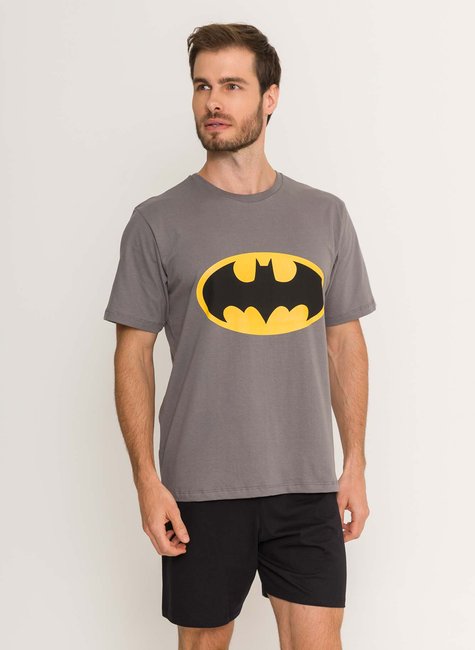 pijama masculino adulto dc comics fantasia batman 1