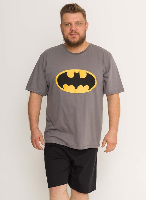 pijama masculino adulto plus dc comics fantasia batman 1