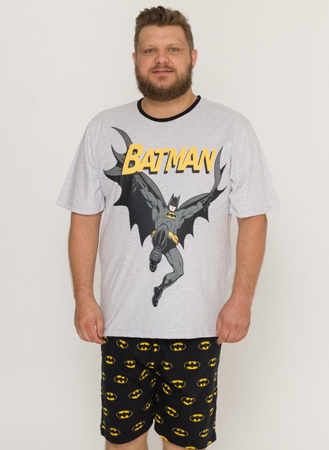 pijama masculino adulto plus warner bros batman 1