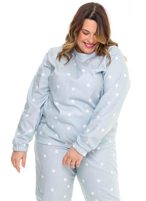 pijama feminino plus size daisydays soft stars 1
