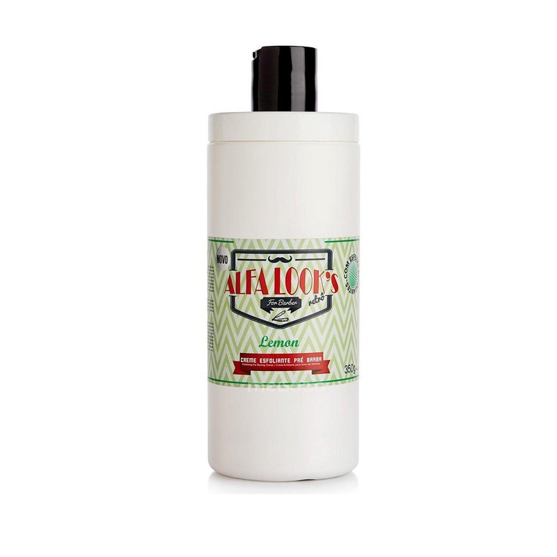 Creme Pré Barba Alfa Looks Retrô 350g Creme Pré Barba Alfa Looks Retrô 350g