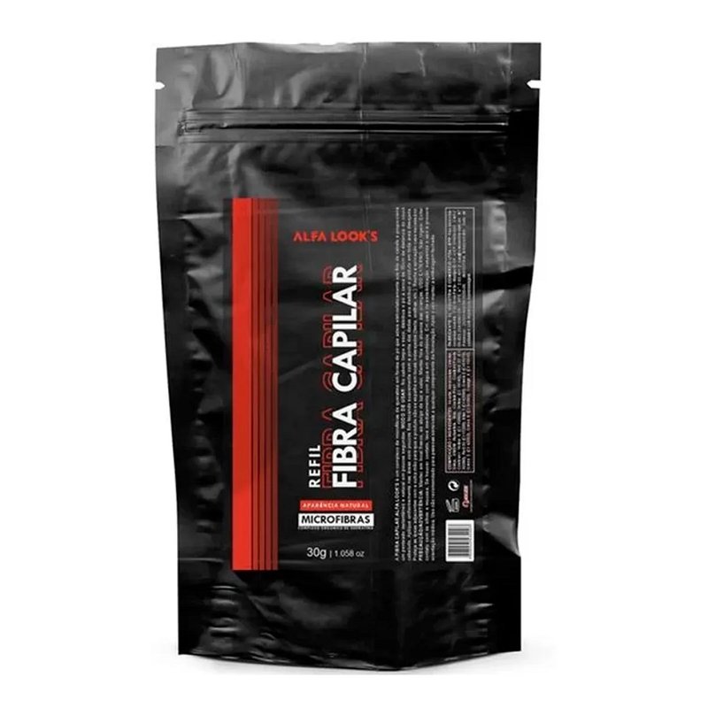 Fibra Capilar Alfa Looks Refil 30g Fibra Capilar Alfa Looks Refil 30g