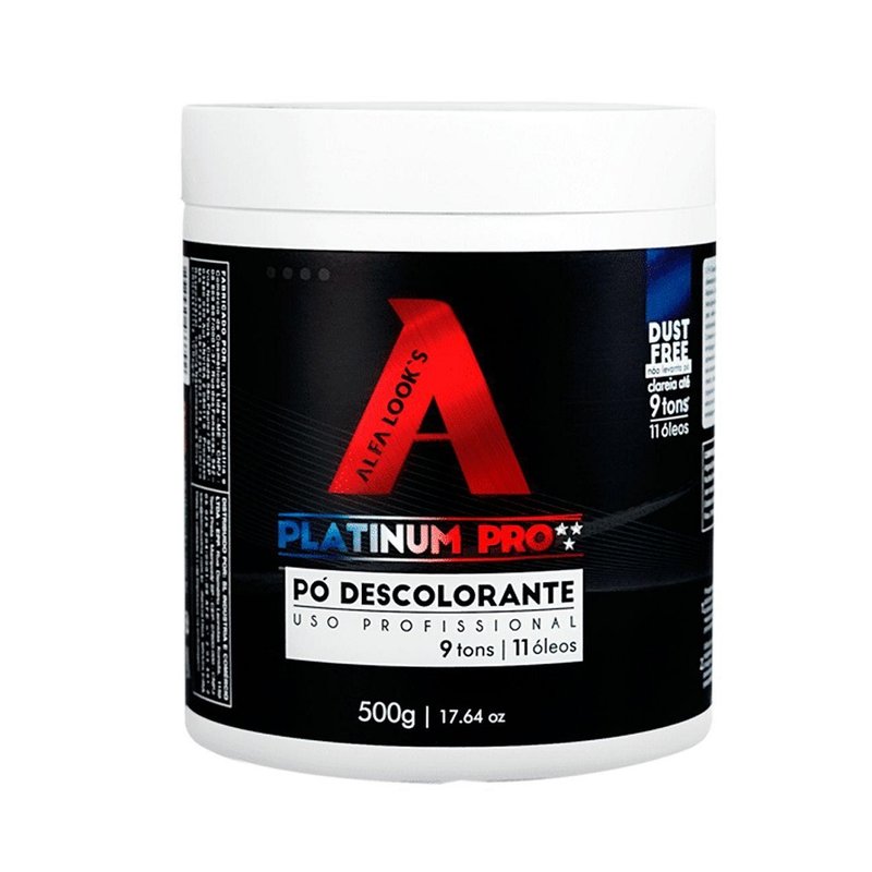 Pó Descolorante Platinum Pro Alfa Looks 500g Pó Descolorante Platinum Pro Alfa Looks 500g