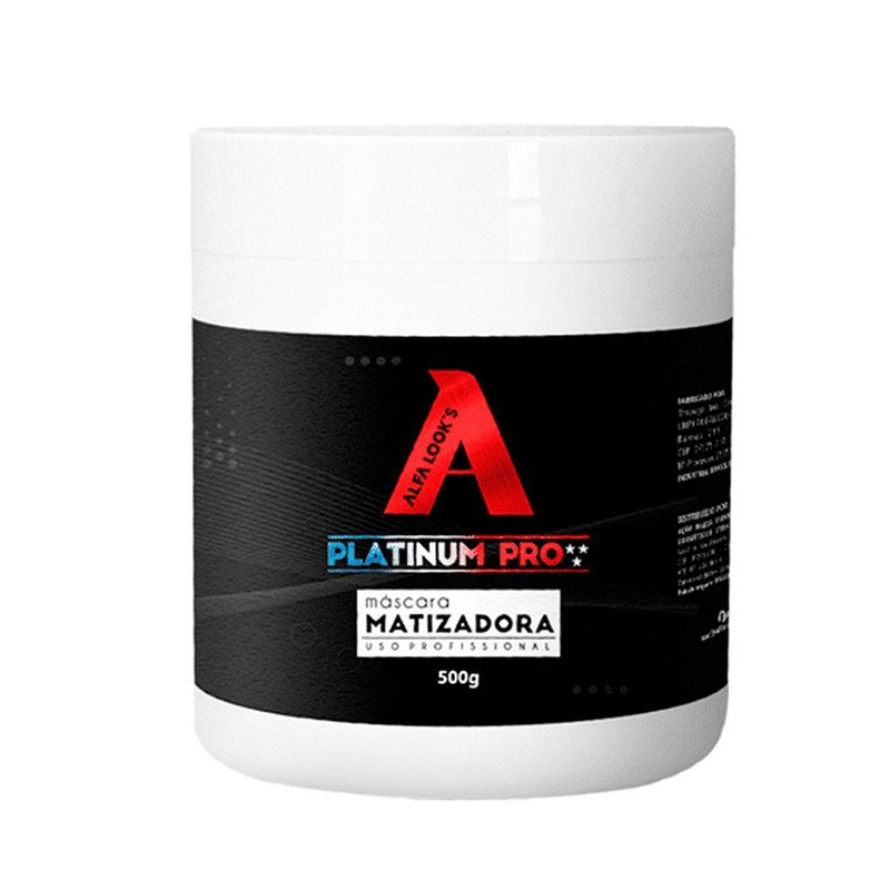 Máscara Matizadora Platinum Pro Alfa Looks 500g Máscara Matizadora Platinum Pro Alfa Looks 500g