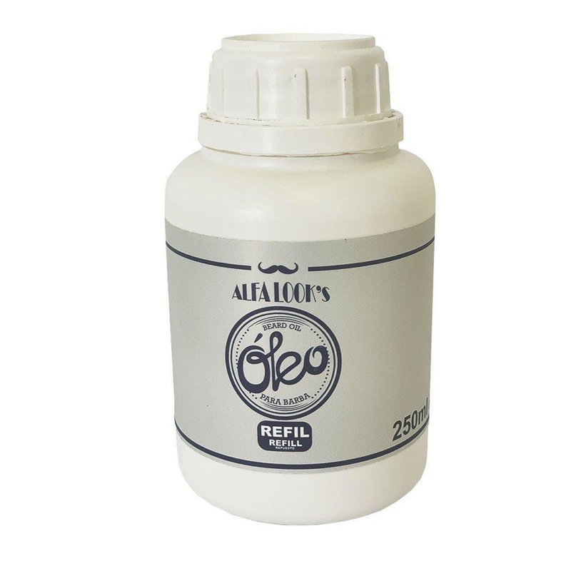 Óleo para Barba Alfa Looks Prime Refil 250mL Óleo para Barba Alfa Looks Prime Refil 250mL