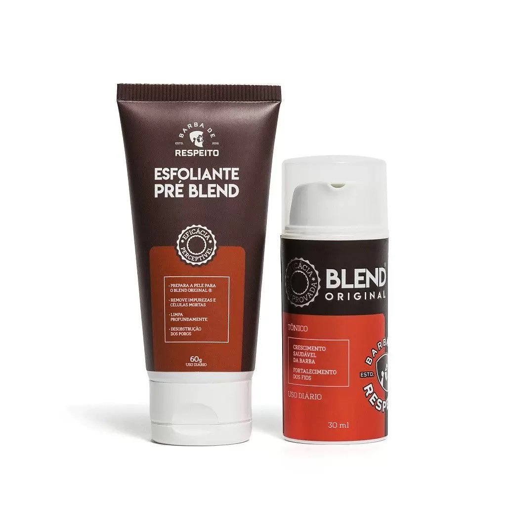 Kit Blend Original e Esfoliante Barba de Respeito