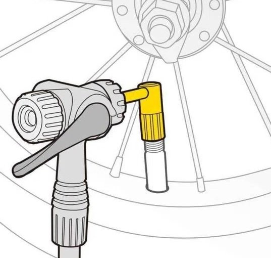 Topeak Adattatore Valvola Schrader - Connettore Anti Perdita D'Aria Per Pneumatici Bici - Foto 10