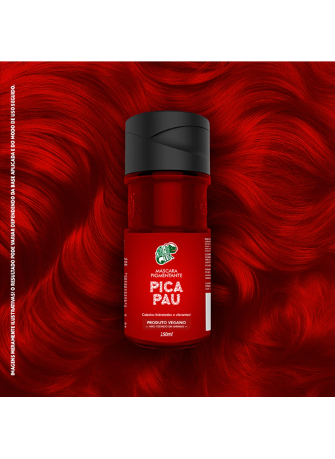 Máscara Tonalizante 250g Pigmentante Ativadora de Tons Cabelo Red Vermelho