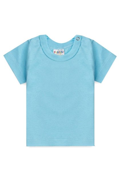 Camiseta Bebê Básica Menino Azul