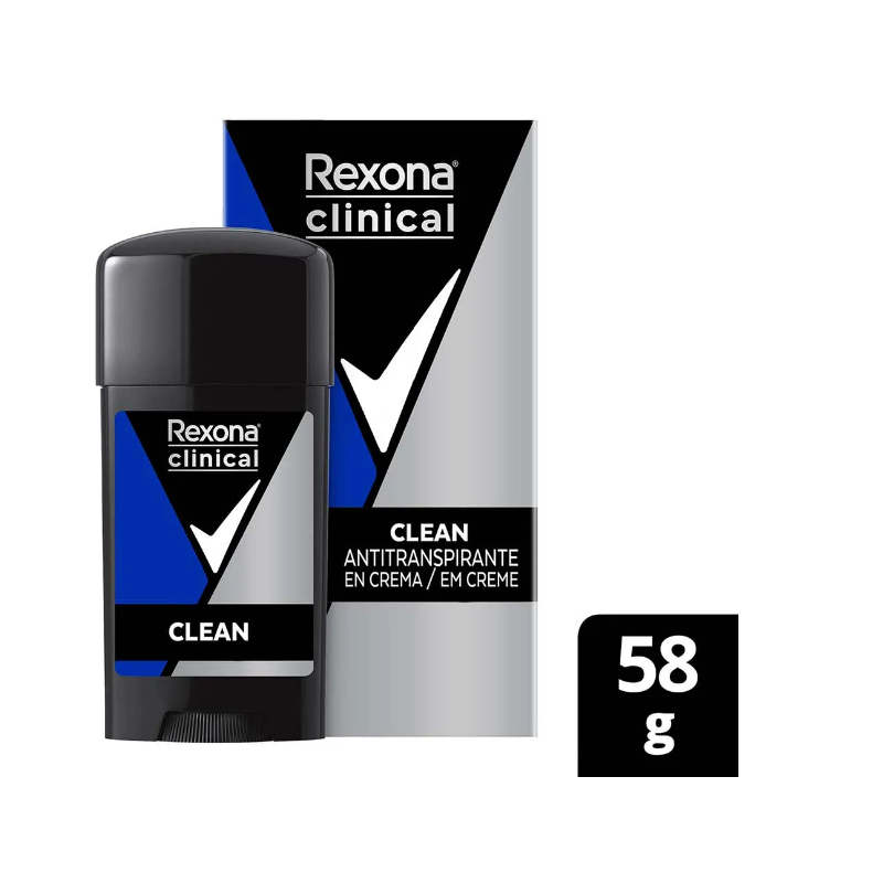 REXONA desodorante CLINICAL antitranspirante en crema para