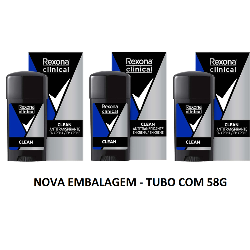 Desodorante Rexona Clinical Classic Creme 58g - Drogaria Sao Paulo
