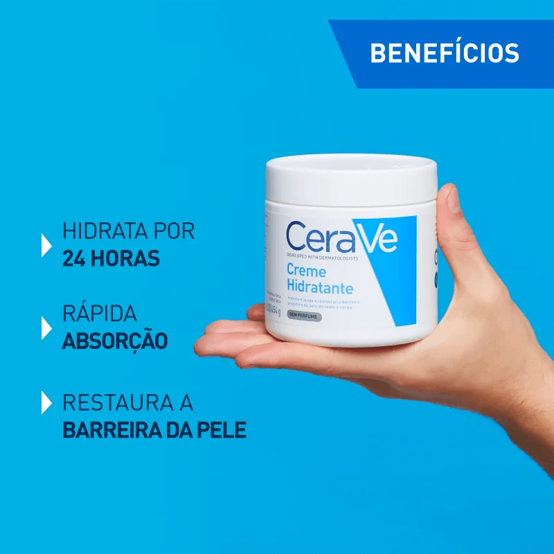 Creme Hidratante Pele Seca e Extra Seca Rosto&Corpo CeraVe 454g