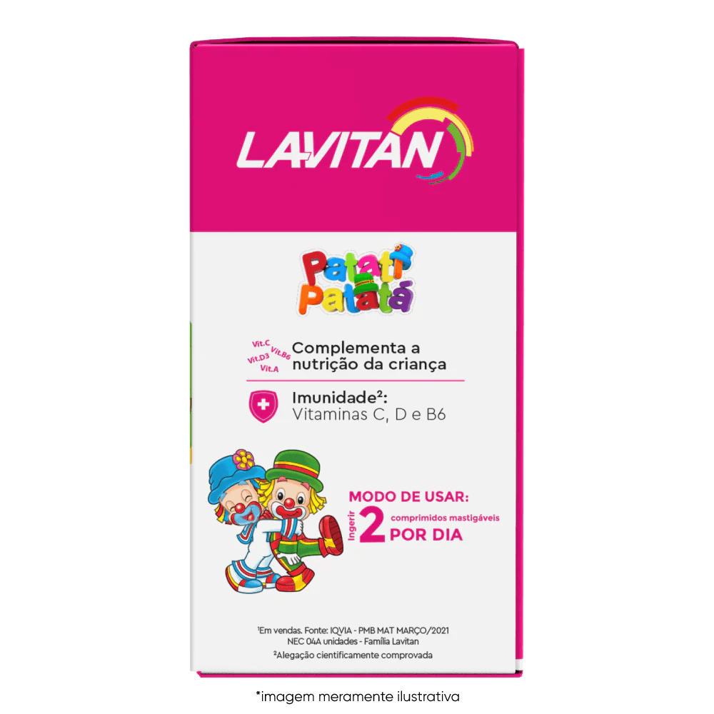 Lavitan Kids Suplemento De Vitaminas A + C + D E Complexo B Sabor Tutti ...