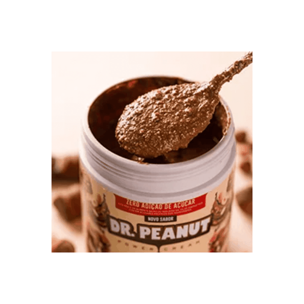 Pasta Amendoim Dr.Peanut Whey Protein Z. Açucar Buenissimo 600g
