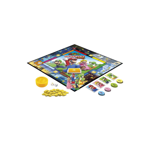 Jogo de tabuleiro Infantil Monopoly Jr Mario Hasbro - Loja Zuza Brinquedos