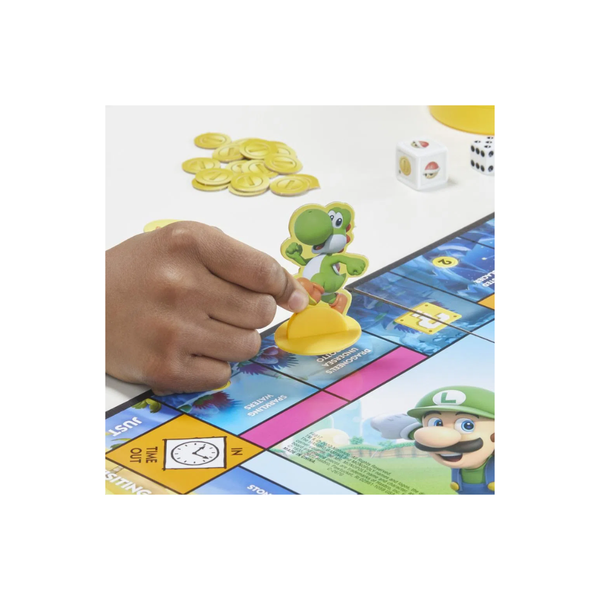 Jogo de tabuleiro Infantil Monopoly Jr Mario Hasbro - Loja Zuza Brinquedos